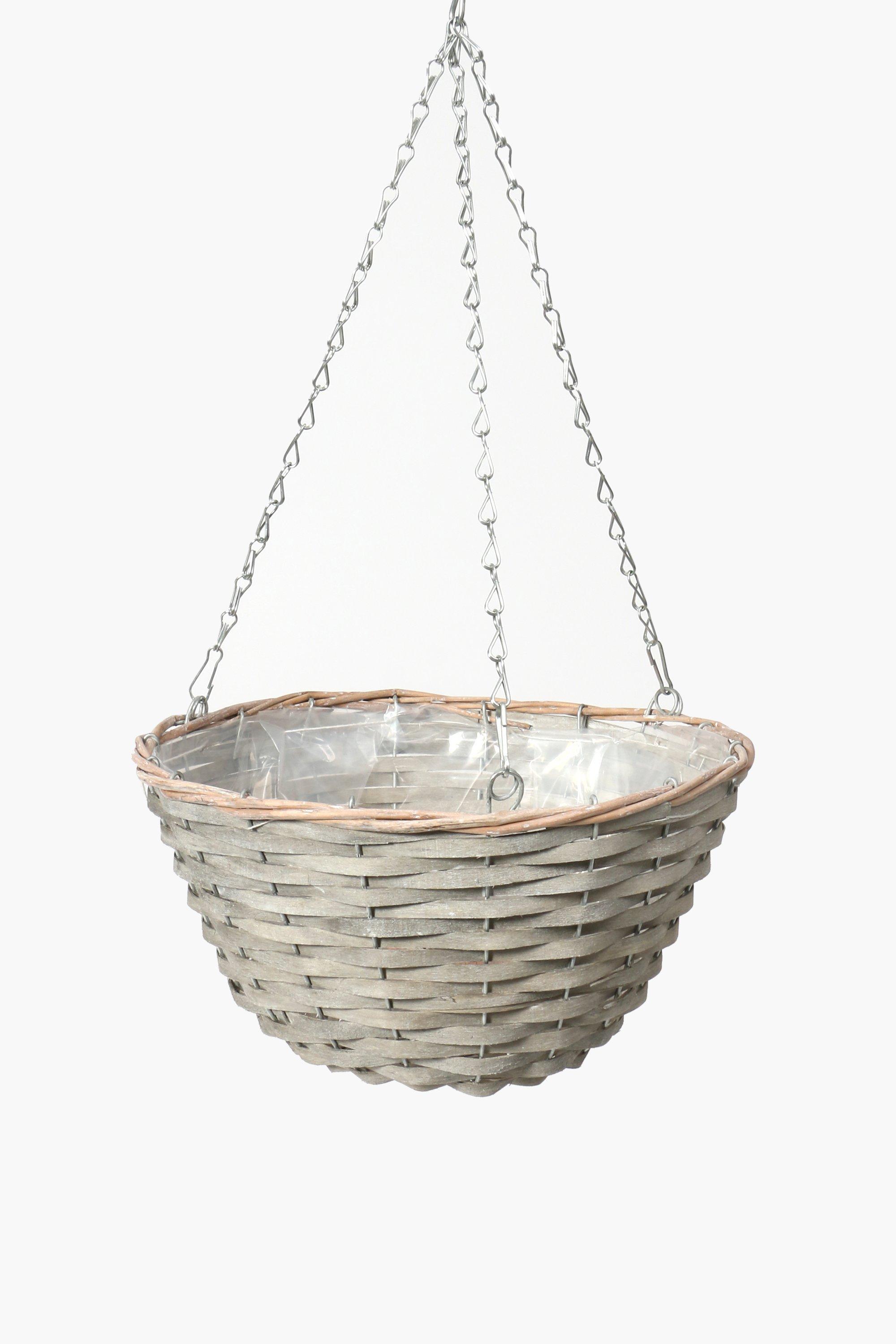 Rattan Woven Hanging Planter Medium
