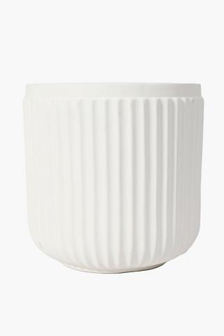 Paris Ribbed Planter, 45x47cm
