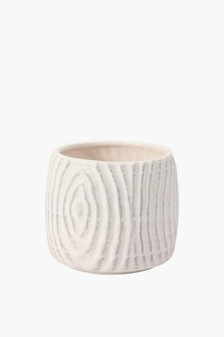 Bark Embossed Planter Medium