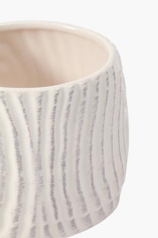 Bark Embossed Planter Medium