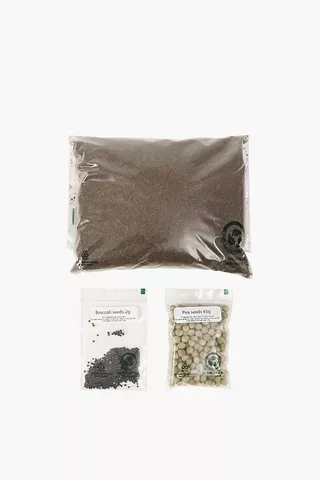 Microgreens Grow Kit : Broccoli And Peashoot