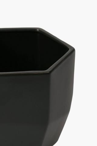 Hex Ceramic Planter