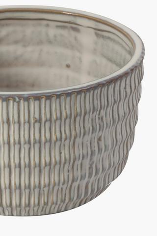 Ripple Ceramic Bowl Planter