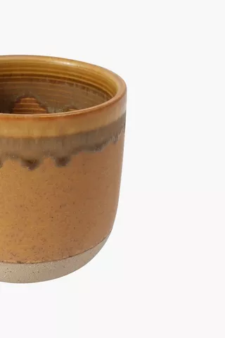 Drip Ceramic Planter, Small