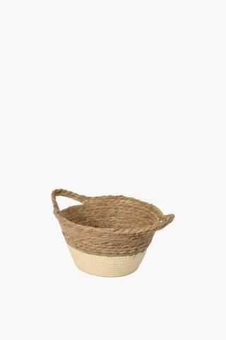 Woven Basket Planter Small