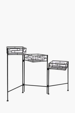 Block 3 Tier Planter, 61x67cm