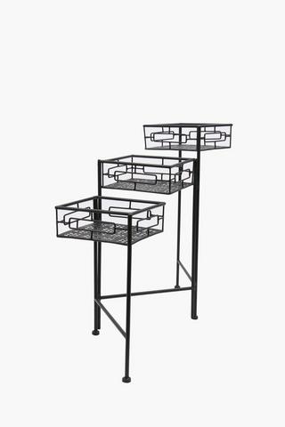 Block 3 Tier Planter, 61x67cm