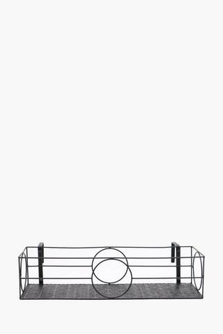 Urban Metal Wall Mounted Storage, 16x28cm