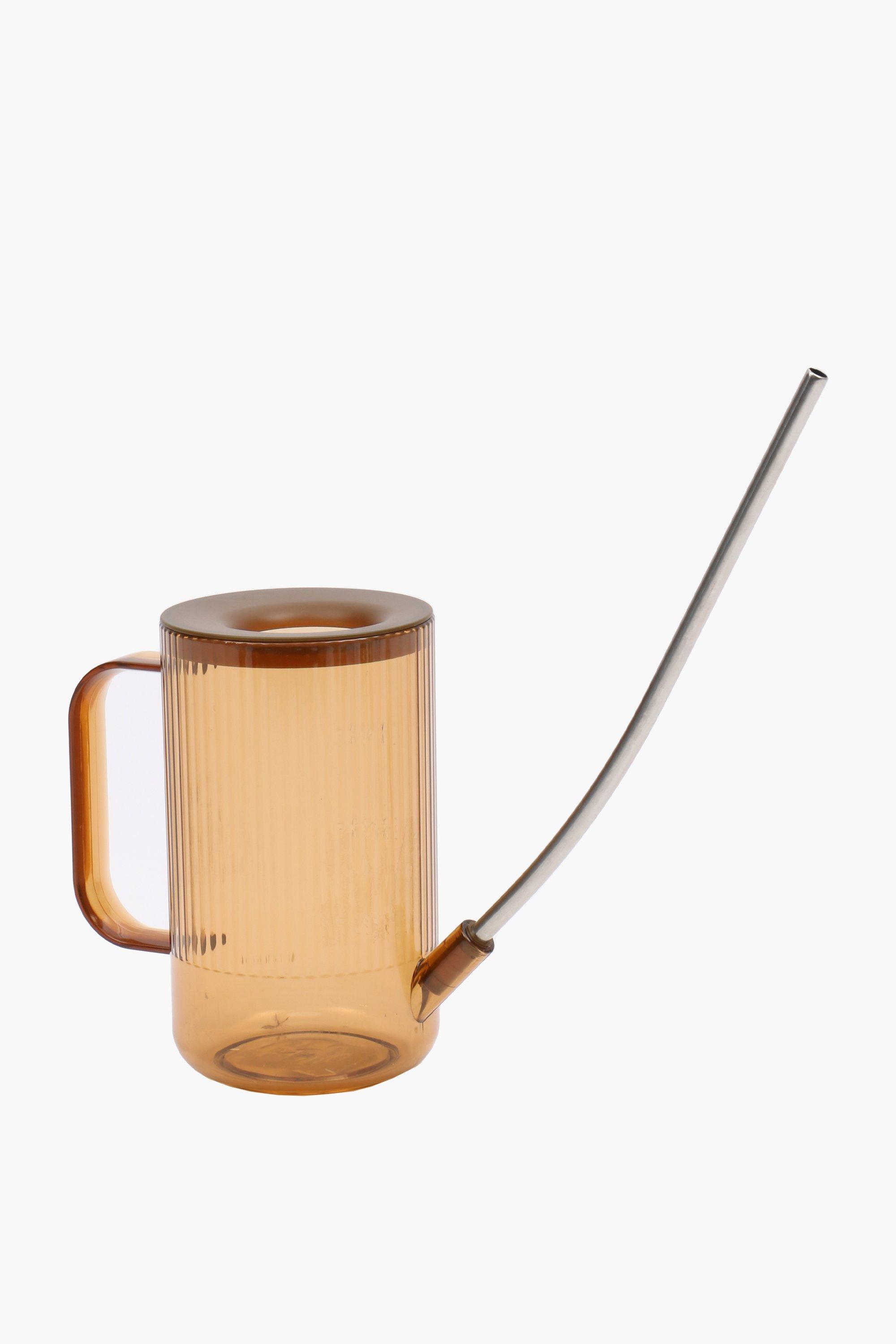 Ribbed Acrylic Watering Can, 10x27cm