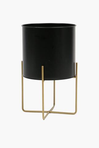Classic Metal Standing Planter, 32cm