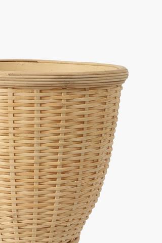 Wicker Standing Planter Large