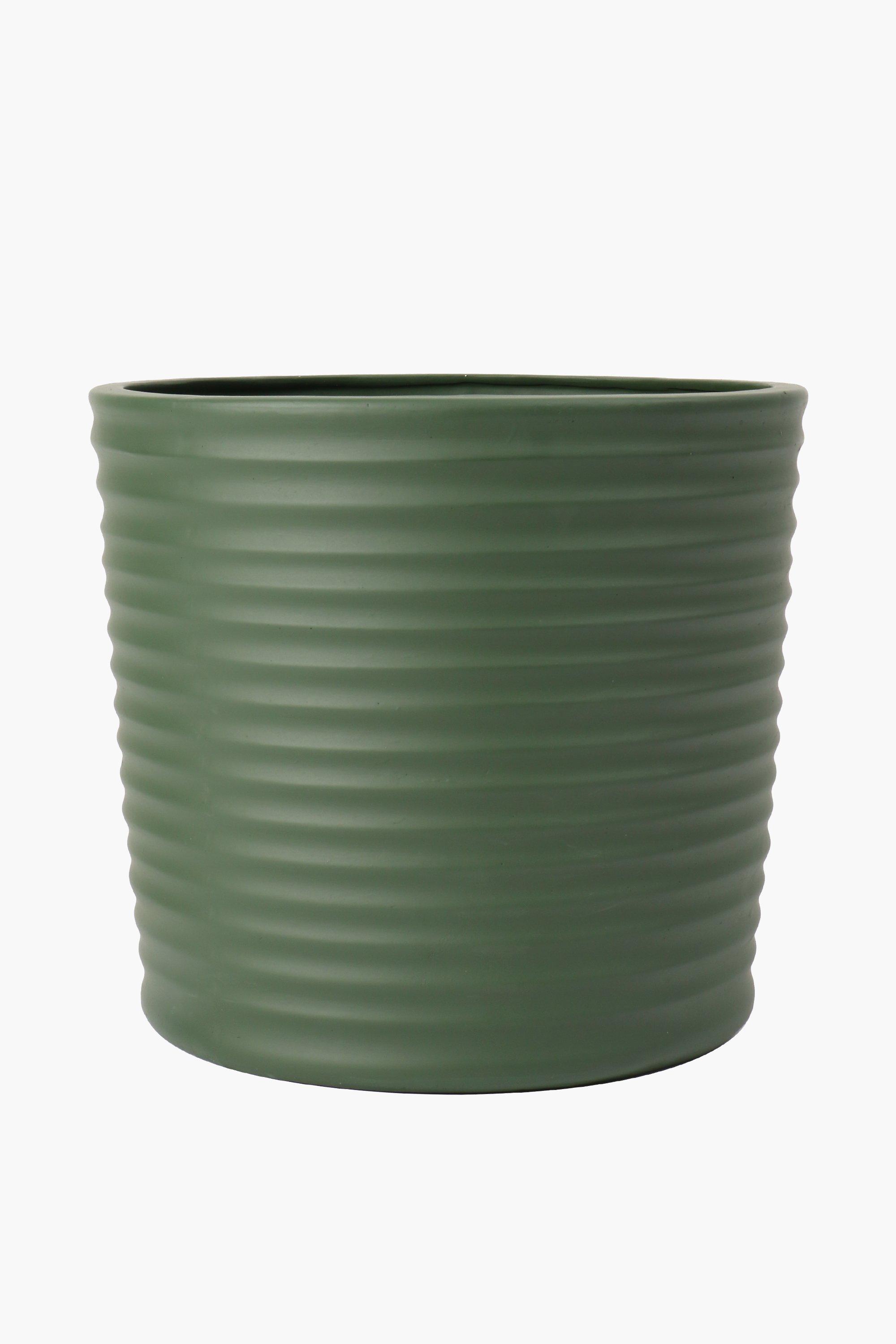 Ceramic Ripple Planter Xl