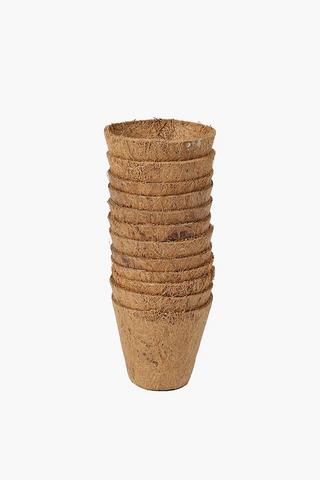 12 Pack Fibre Pots