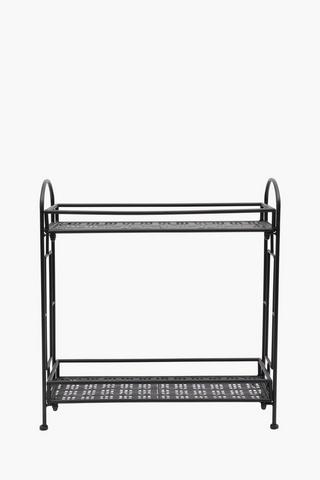 Block 2 Tier Garden Storage, 60x64cm