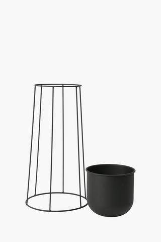 Tower Metal Planter Medium