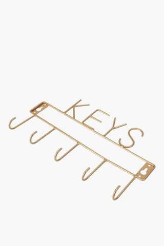 Metal 4 Key Wall Hooks