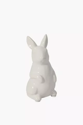 Ceramic Baby Bunny Statue