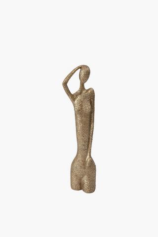 Metallic Dappled Lady Statue