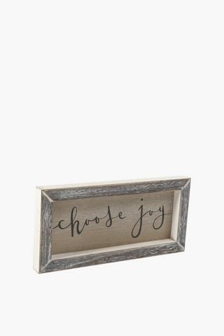Rustic Script Hanging Decor