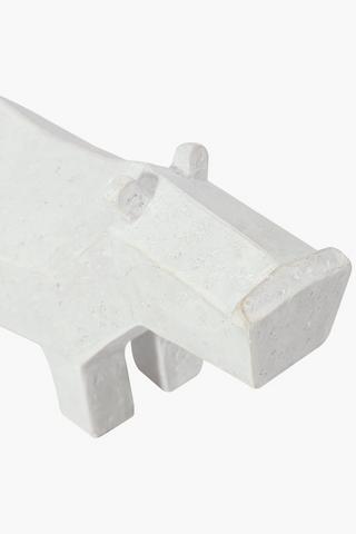 Resin Hippo Statue