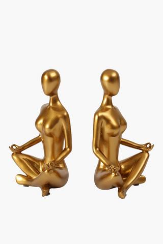 Yoga Sculpture Bookends