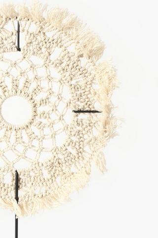 Macrame Plinth Decor