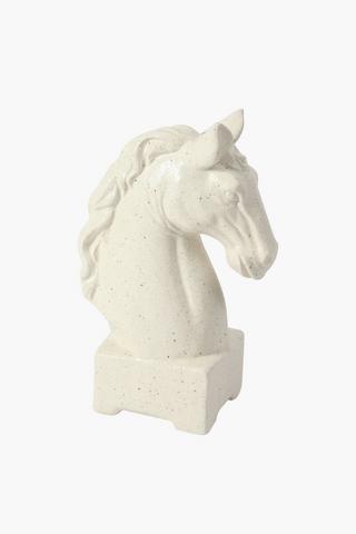 Ceramic Horse Head Statue