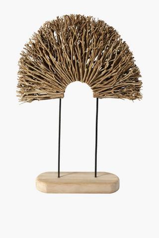 Wooden Decor On Plinth