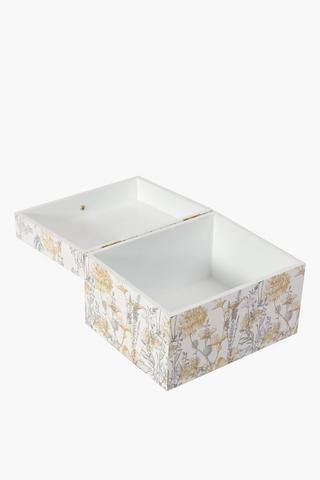Flora Wooden Jewellery Box