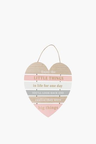 Inspirational Script Hanging Decor
