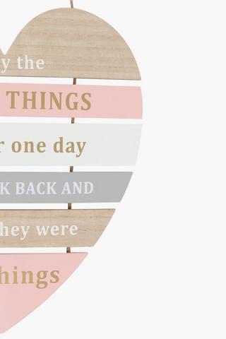 Inspirational Script Hanging Decor