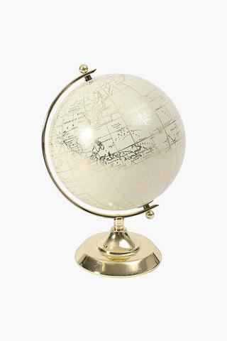 Metallic Globe Atlas 30x20cm
