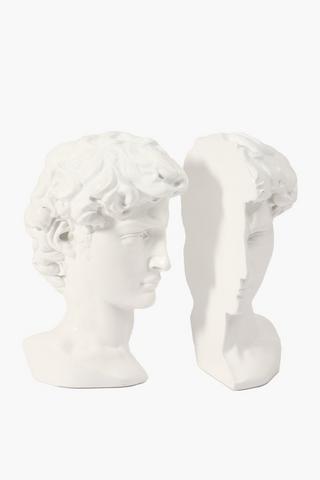 David Sculpture Bookends
