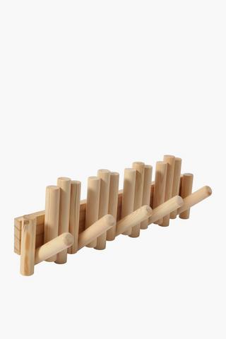Wooden Fold Out Wall Hooks