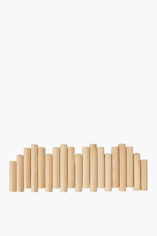 Wooden Fold Out Wall Hooks