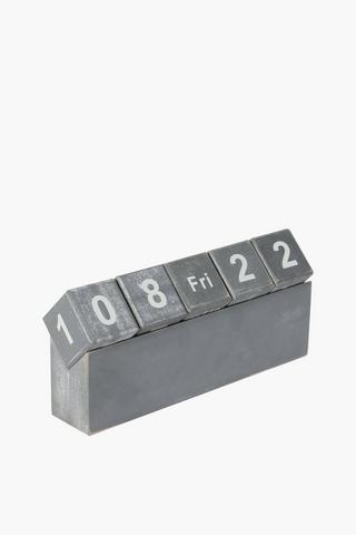 Cement Cube Calendar