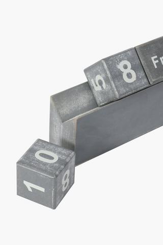 Cement Cube Calendar