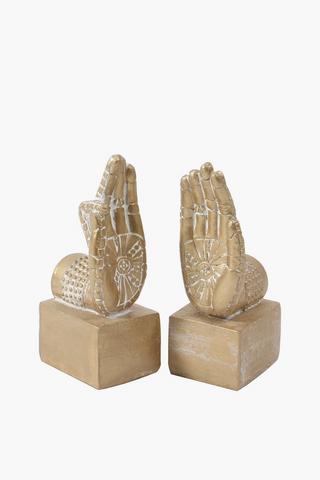 Zen Hand Bookends