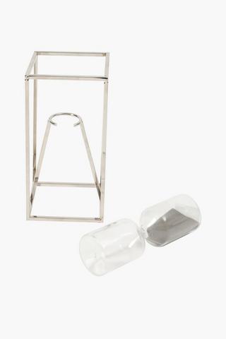 Decor Hour Glass On Stand