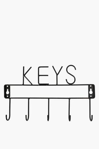 Metal 4 Key Wall Hooks
