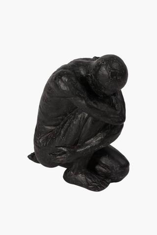 Crouching Man Statue