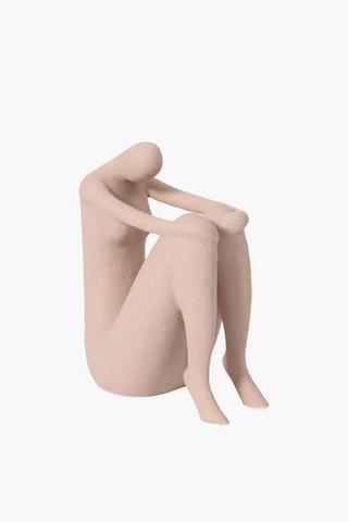 Seated Ceramic Statue