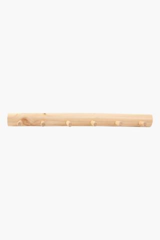 Curved 6 Peg Wall Hook