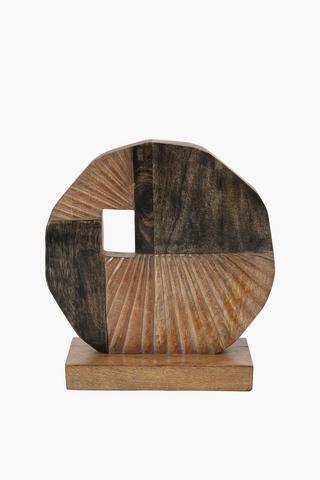 Wooden Decor On Plinth