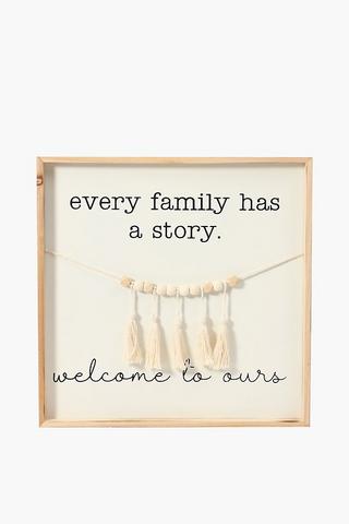 Boho Welcome Sign
