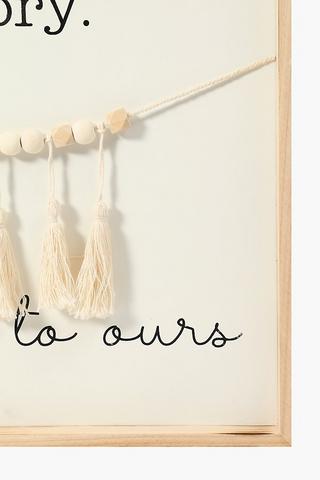 Boho Welcome Sign