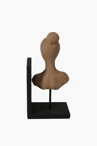 Lady Bun Book Ends