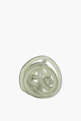 Glass Knot Paper Weight