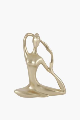 Ceramic Seated Yoga Statue