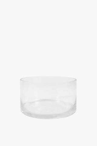 Glass Cylinder Vase, Short